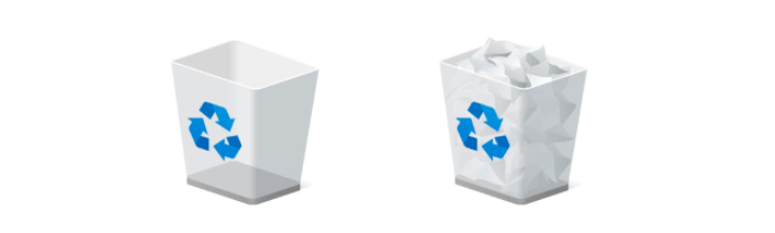 Imagen de la papelera de reciclaje