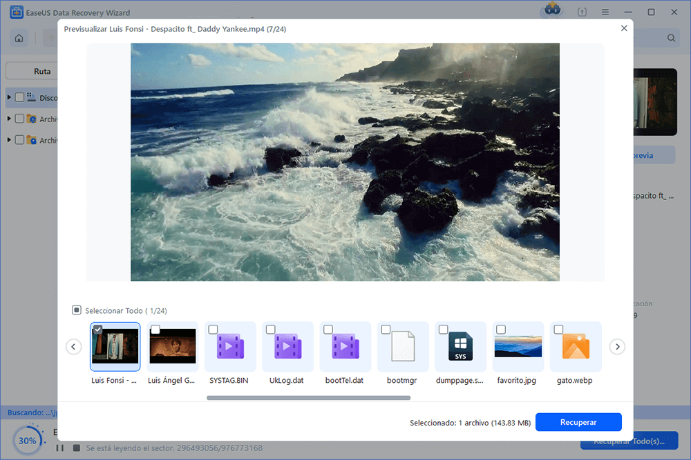 recuperar archivos de Windows 10