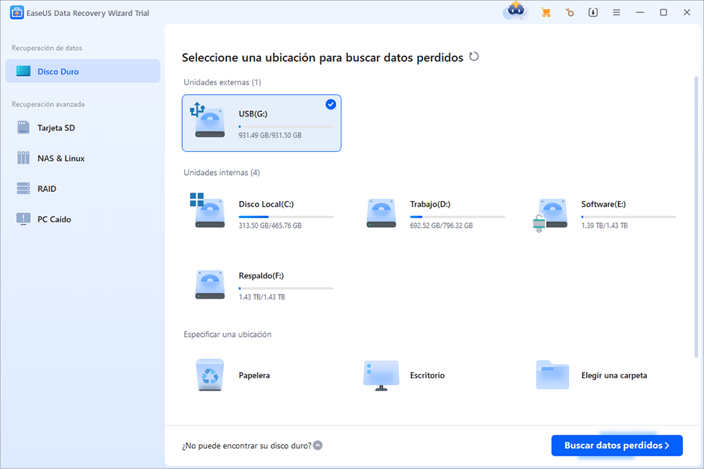 seleccionar el disco de Windows para analizar