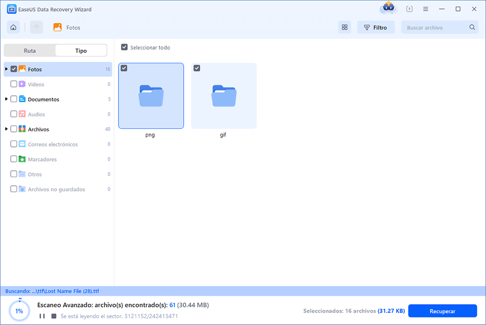 Escanear la tarjeta de memoria para encontrar todos los datos perdidos con escaneo rápido y profundo.