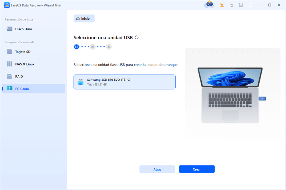crear USB de arranque