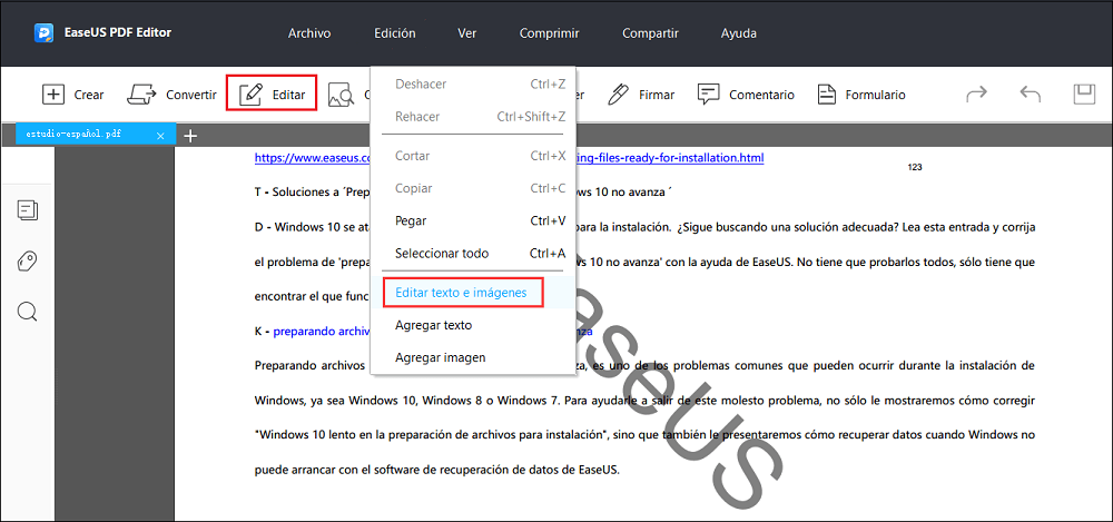 editar un texto en pdf 1